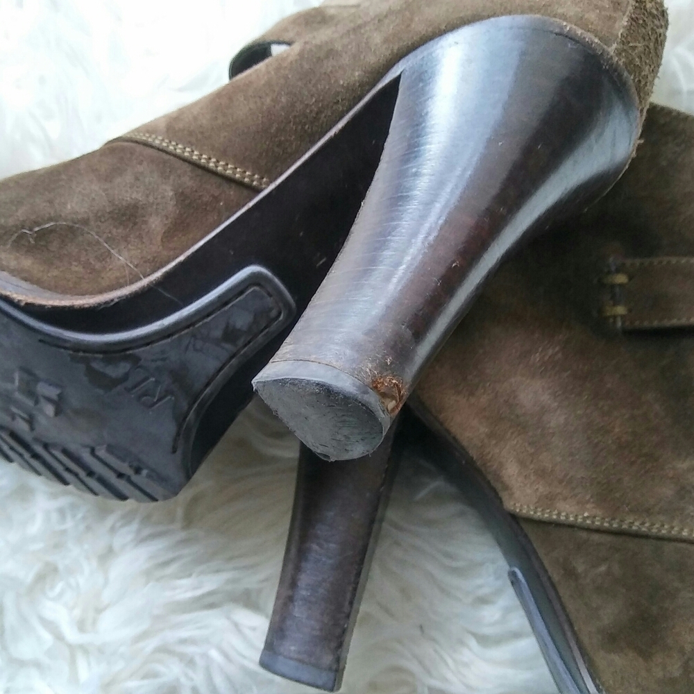 Ralph Lauren Collection Suede Ankle Boots - Picture 6 of 12